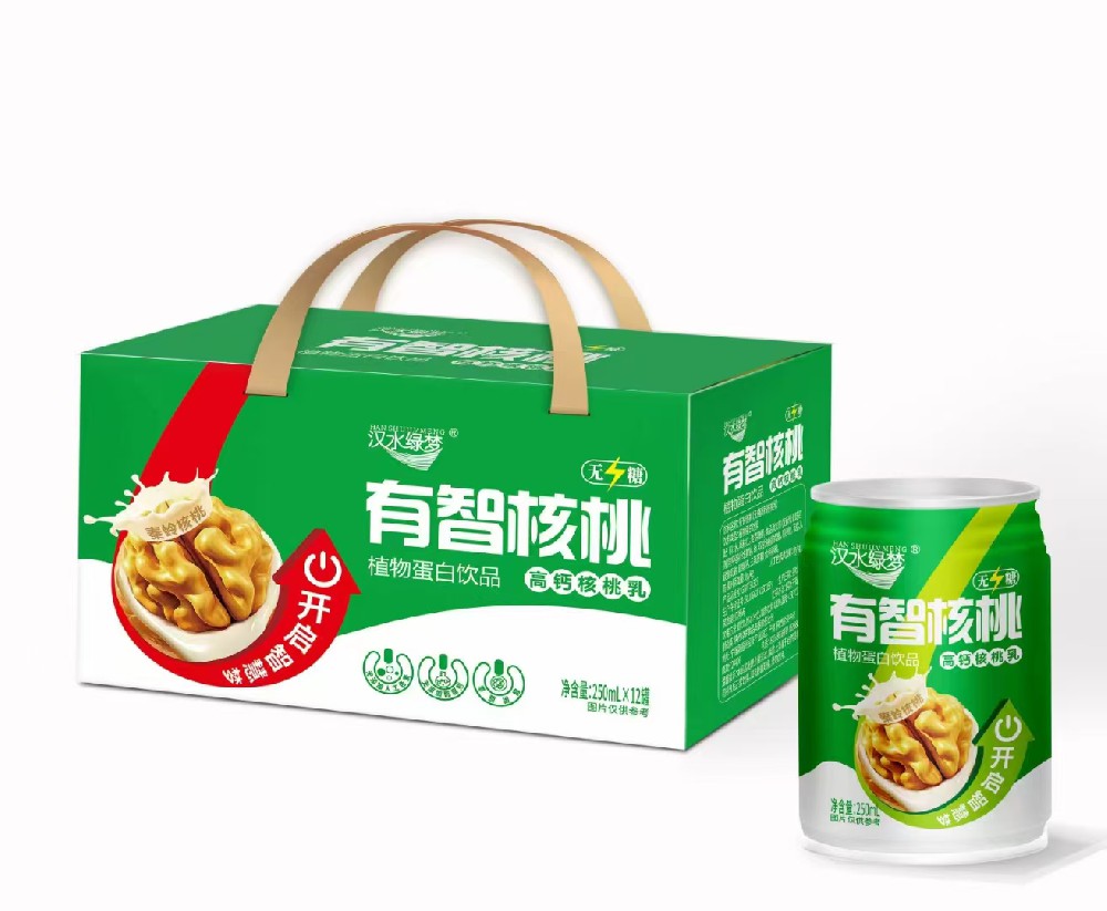 有(yǒu)智核桃 無糖高(gāo)鈣核桃乳